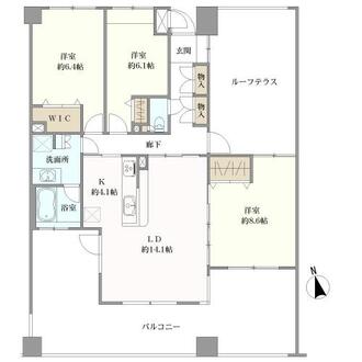 ステイツ箕面・小野原の間取図