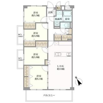 ローレルハイツ千里の間取図