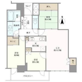 シエリアタワー千里中央の間取図