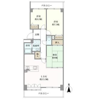 パーク・ハイム千里津雲台の間取図
