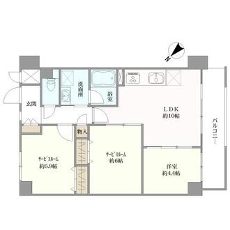 ライオンズステーションプラザ千歳烏山の間取図