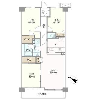 ガーデンホーム幡ケ谷の間取図
