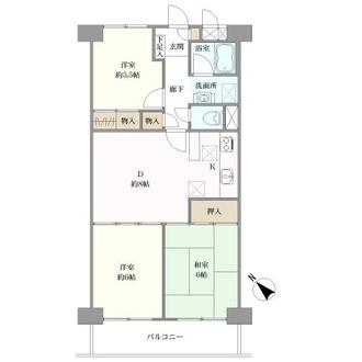 豊洲ハイライズの間取図