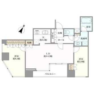 シティタワー新宿新都心の間取図