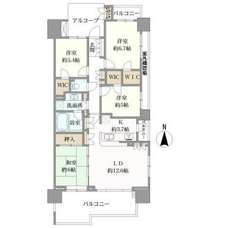 東京テラスの間取図