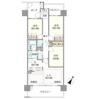 プラウドシティ大泉学園の間取図