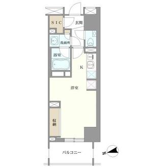 オープンレジデンシア池尻大橋の間取図