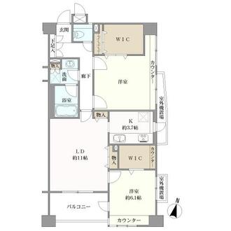 ベルクレール幡ケ谷の間取図