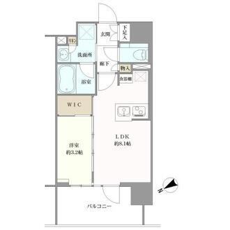 クリオ市谷柳町の間取図