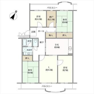光明池駅前第３住宅の間取図