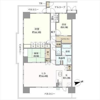 プレイズ堺光明池の間取図