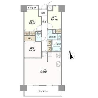ファミールハイツ堺ＩＩ番館の間取図