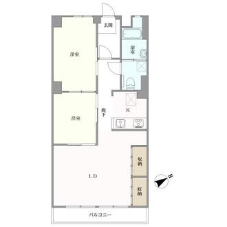 駒込台マンションの間取図