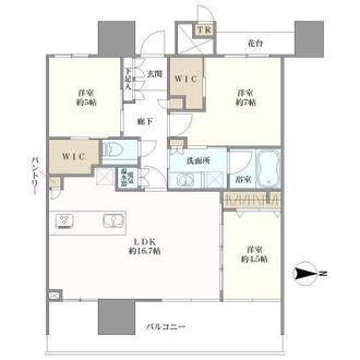 ＴＨＥ　ＴＯＹＯＳＵ　ＴＯＷＥＲの間取図