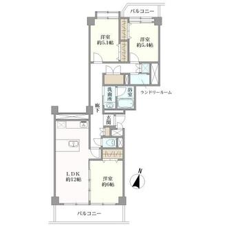 等々力ビューハイツの間取図