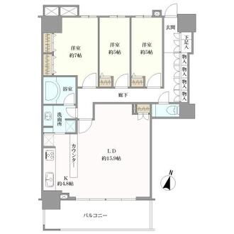 ＴＨＥ　ＫＯＳＵＧＩ　ＴＯＷＥＲの間取図