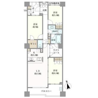 瀬田シティハウスの間取図