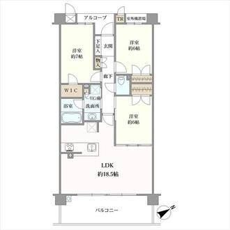 ディアエスタ　ミオ　西岡本の間取図