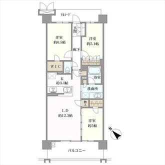 プラウドシティ神戸西神南の間取図