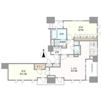 クオリア広尾の間取図