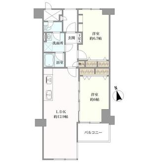 ライオンズマンション大森の間取図