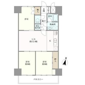 広尾センターハイツの間取図