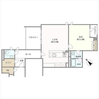 マジェス元麻布ガーデンズ　Ｄ棟の間取図