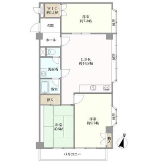 メゾンドール石川台の間取図