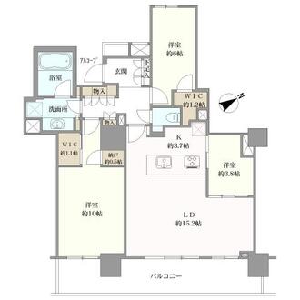 パークタワー八千代緑が丘の間取図