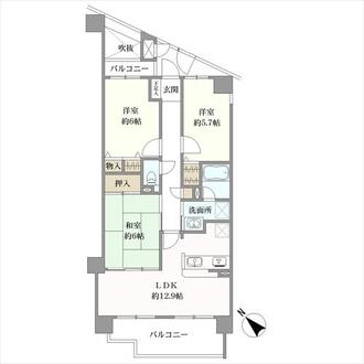 グリーンコーポ園田の間取図