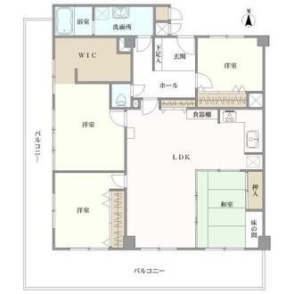 シャルマンコーポ塚口の間取図