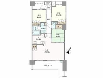 ブランズ豊中上野坂駅前レジデンスの間取図