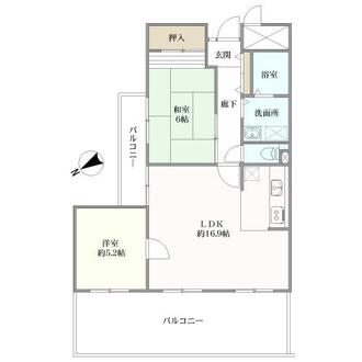 メロディーハイム池田の間取図