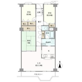 藤和コアティ高槻ハイタウンコアの間取図