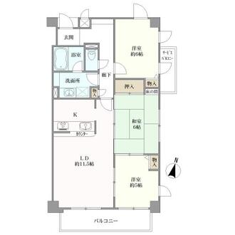 アトラス柴又の間取図