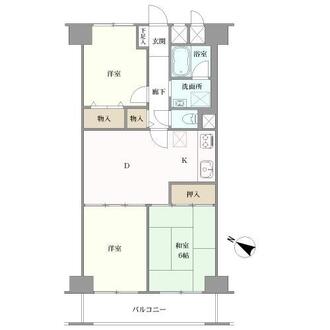 西新小岩ハイツの間取図