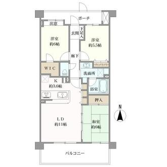 コスモ北千住ＥＡＳＴの間取図