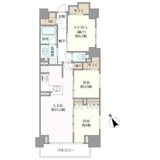 シティハウス四谷坂町の間取図
