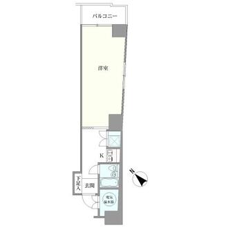キャッスルマンション根津の間取図