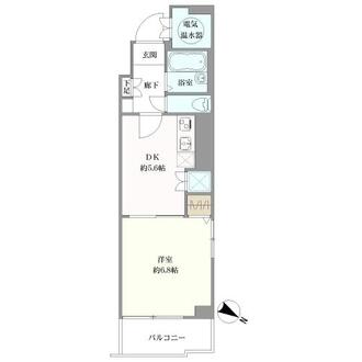 キャッスルマンション根津の間取図