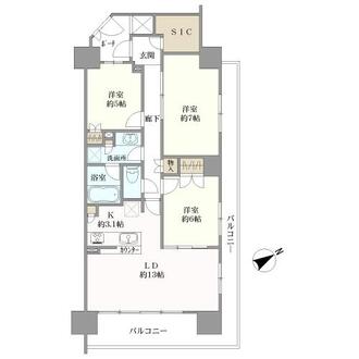 ザ・パークハウス浦和岸町の間取図
