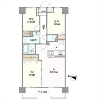 チサンマンション浦和県庁前の間取図