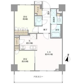 アトラス横浜レジデンスの間取図
