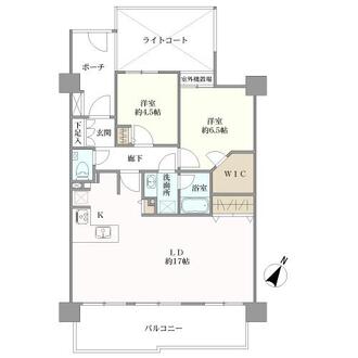 デイパーク横濱天王町の間取図