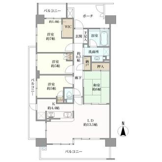 パークシティ能見台ブロードエアの間取図