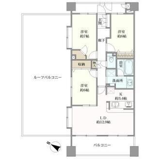 ユニーブル東戸塚の間取図