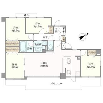 リブゼ四季美台の間取図