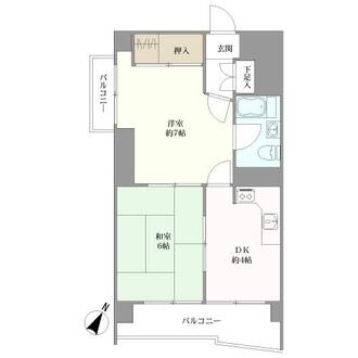 山下町ハイツの間取図