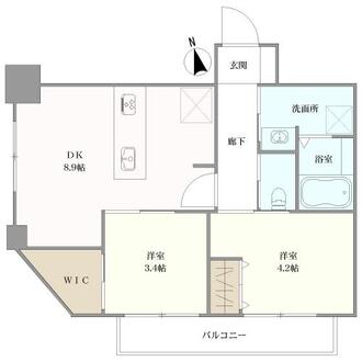 シュロス浅草の間取図