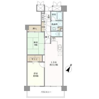 伊勢佐木南パークハウス壱番館の間取図